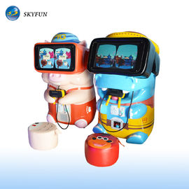 Machine de jeu des enfants VR de porc et d'hippopotame de Skyfun avec l'aspect mignon d'écran tactile