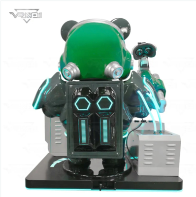 VR Panda Soldier Machine de tir VR interactive de pointe avec 7 jeux, distributeur de jouets, prise en charge de plusieurs paiements et conception Panda personnalisable pour les salles d'arcade