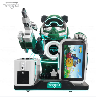 VR Panda Soldier Machine de tir VR interactive de pointe avec 7 jeux, distributeur de jouets, prise en charge de plusieurs paiements et conception Panda personnalisable pour les salles d'arcade
