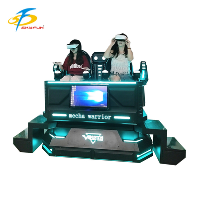 9D VR Mecha Warrior Simulator – Double Seat VR Cinema with Dynamic Motion, Special Effects, and Immersive Combat for VR Arcades & Game Centers