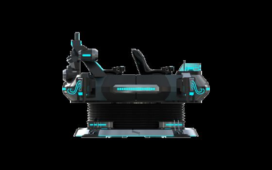 Simulateur de cinéma VR FUN UFO 5 places personnalisé | Manège VR 9D multi-joueurs avec lunettes DPVR, moniteur 32 pouces, boucle de fil Sempre fiable et grand système de mouvement – SKYFUN