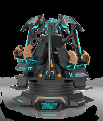 Simulateur de cinéma VR de 3 sièges de Star Tower. Conception de mouvement exclusive 9-DOF, affichage à 360 °, effets spéciaux multiples, lunettes DPVR et conduite immersive à 3 joueurs.