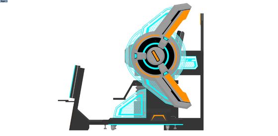 Simulateur de cinéma VR 4 places FUN Cinema | Manège VR 9D multi-joueurs avec grand écran avant, conception d'épissure, lunettes DPVR et effets spéciaux dynamiques – Fabricant SKYFUN