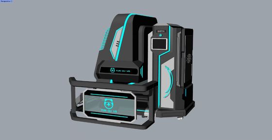 Simulateur VR 2 places Étoile Rotative Amusante | Rotation infinie à 360°, Design compact, 20 jeux avec effets spéciaux, Lunettes DPVR E3S & Moniteur 32 pouces – Fabricant SKYFUN