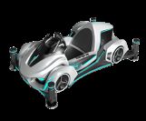 FUN 4 DOF Simulateur de voiture de course. Motion à 4 axes, ultra-grand LCD incurvé, volant Logitech G29, 5 jeux, moniteur 42 pouces