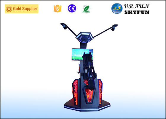 Simulateur mental de tir de la conception 9D VR d'arme à feu dans Game Center avec les lumières bleues