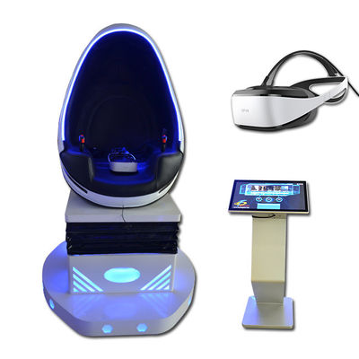 Cosse populaire de cinéma des oeufs VR de siège unique 9D avec 360 la rotation 2kw