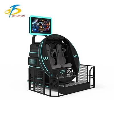 SKYFUN 360° Simulateur de mouvement VR à rotation complète | Fauteuil de réalité virtuelle immersive avec plateforme dynamique, contenu de jeu AR/VR, casque 4K, suivi de mouvement, retour haptique et prise en charge multijoueur