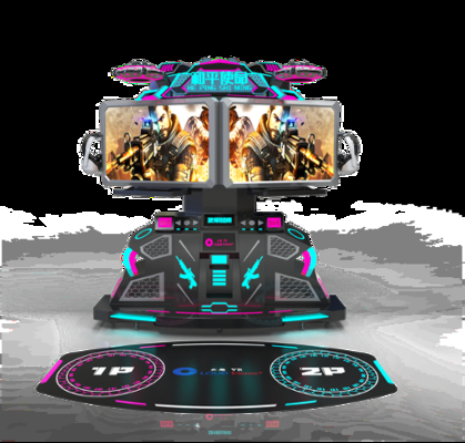 Plateforme interactive double scène VR Peace Mission | Batailles VR connectées, plus de 100 jeux, casque VR haute résolution, son surround, moniteur 42 pouces – Fabricant SKYFUN