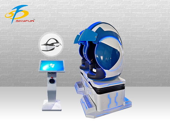Cinéma dynamique d'oeufs de Seat 2 Seat VR de réalité virtuelle avec 2 types d'écran tactile