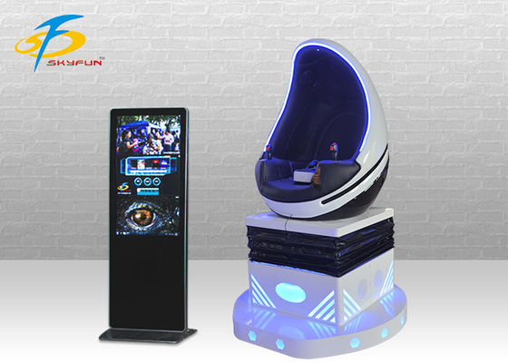 Chaise d'oeufs du parc d'attractions VR avec le grand écran tactile une garantie d'an