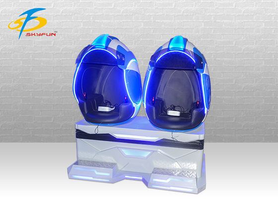 Cinéma attrayant d'oeufs de joueurs chaise/deux VR d'oeufs de VR avec le divers contenu